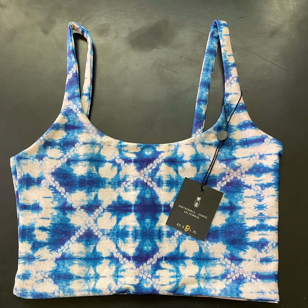 Skatie Paige Crop Indigo